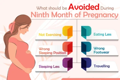 what should be avoided during ninth month of pregnancy